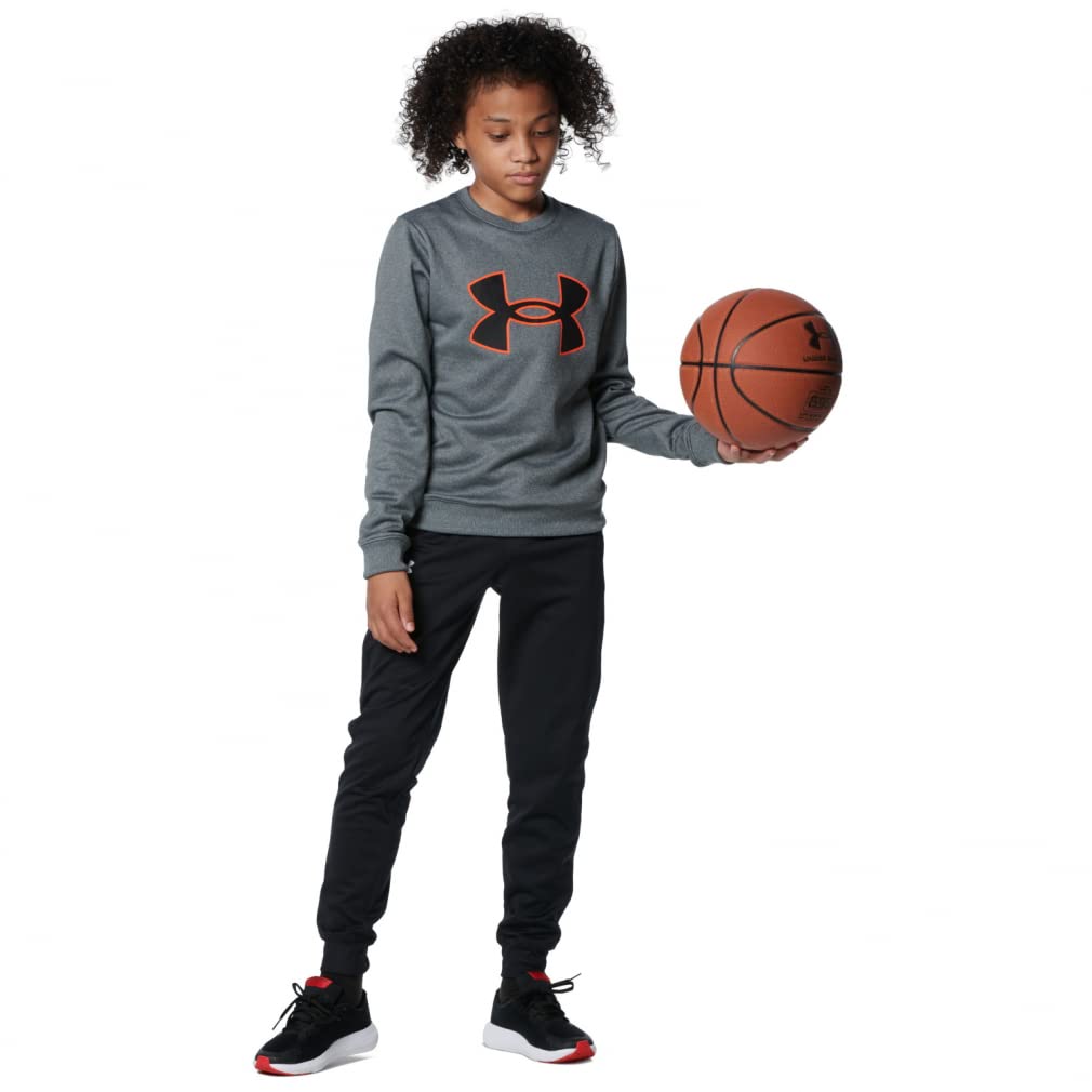Under Armour Boys Brawler 2.0 Tapered Pants , Black (001)/White , X-Large