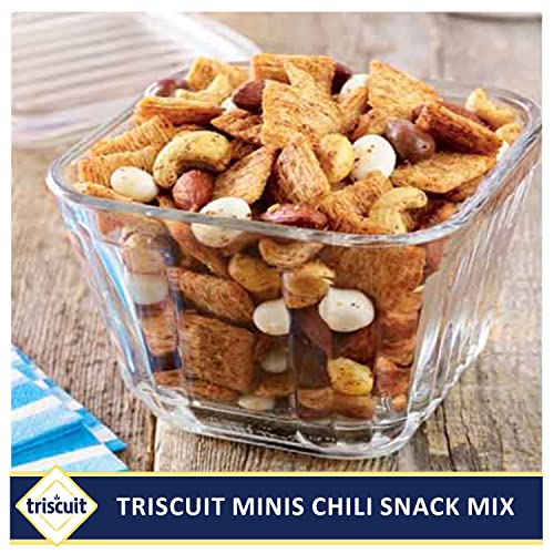 Triscuit Minis Original Whole Grain Wheat Crackers, Vegan Snacks, Bulk Snack Crackers, 6 - 8 oz Boxes