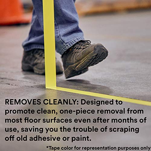 3M Vinyl Tape 471, 3 in x 36 yd, Blue, 1 Roll, Paint Alternative for Floor Marking, Social Distancing, Color Coding, Safety Marking