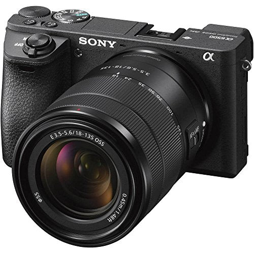 Sony a6500 Mirrorless Camera with 18-135mm Lens with LCD, 3", Black