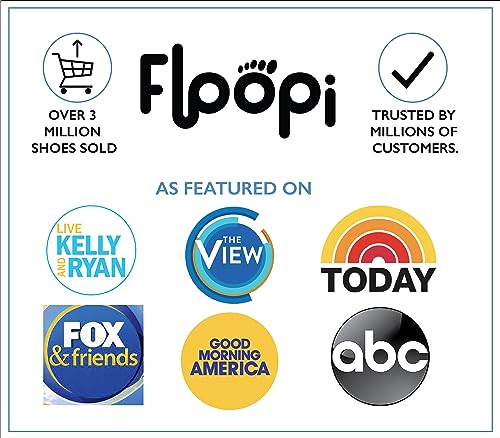 Floopi Flip Flops for Women Casual Thong Womens Sandals Comfort Heel Cushion, Ladies Beach Sandals with Indoor & Outdoor Anti Skid Soles (6, Tan/Brown-520)