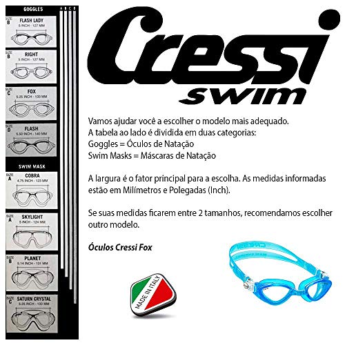 Cressi Fox, Aquamarine