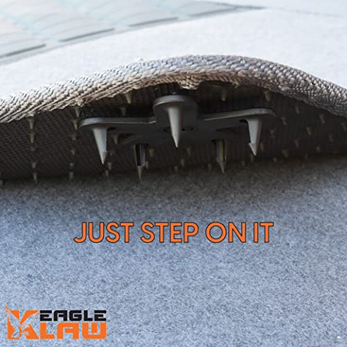 Eagle Klaw 2.0 Floor Mat Clips (8 Sets) for Car Mats and Floor Liners - Made in USA Car Accessories - Beige - 4 Car Floor Mats kit Without Cutter