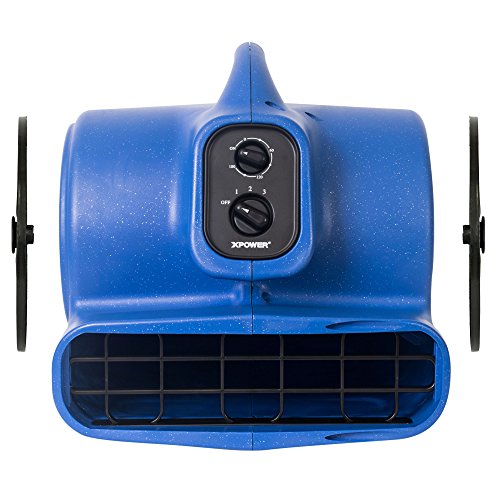 XPOWER X-430TF-MDK 1/3HP Professional Pet Grooming Carbon Dust Free Cage Dryer with Multi Drying Kit & Timer for Quicker Turnaround Time