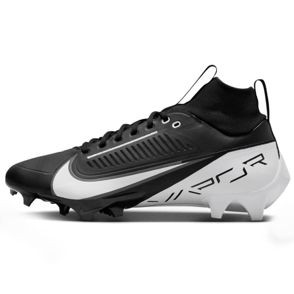 Nike Vapor Edge Pro 360 2 Men's Football Cleats (DA5456-001,Black/White-Black) Size 8
