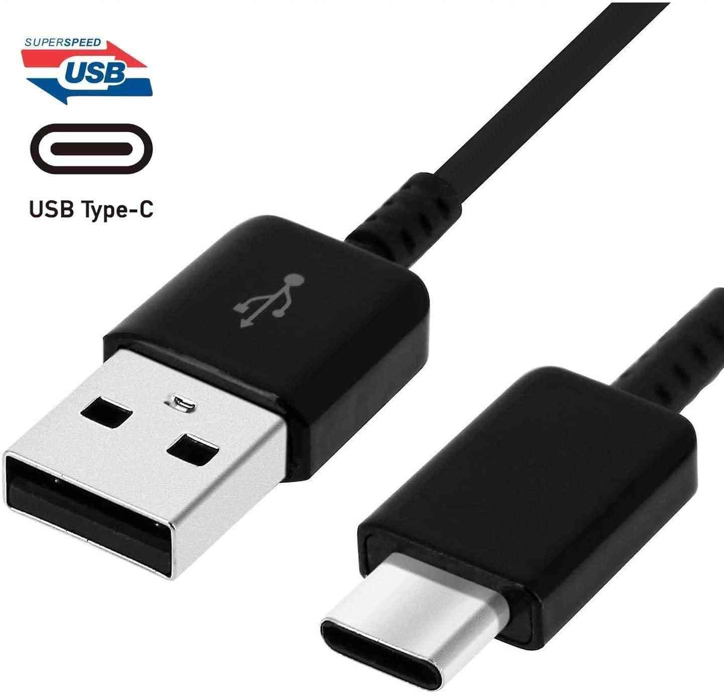 Fast Charger with USB Type C 6.6FT (2m) Cable & OTG Adapter for Samsung Galaxy S9/S9 Plus/S8/S8 Plus/S10/S10e/S10 Plus/Note 8/Note 9/A02/A21/A31/A41/A42 5G/A60/A8/A60/A8s/A51 5G UW
