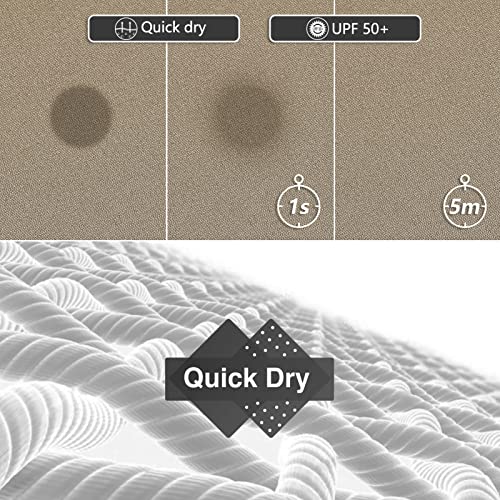 33,000ft Mens Golf Shorts 9 inch Inseam Quick Dry Elastic Waist Classic-Fit Drawstring Dress Shorts Hiking Fishing Business Black