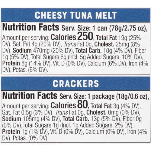 Bumble Bee Tuna Salad w/Crackers - Fat Free - 3.5 oz (Pack of 3)