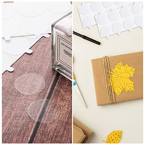 360 PCS Double Sided Adhesive Wax Seal Stickers - Removable Sticky Tack Putty for Sealing Backing (1 Inch)