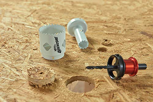 Disston E0100224 Blu-MOL QUICKCORE Xtreme Bi-Metal Hole Saw, 7" Clamshell Size, 5-1/4"