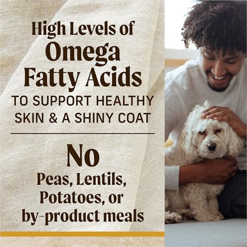 Merrick Healthy Grains Premium Adult Dry Dog Food, Wholesome and Natural Kibble, Healthy Weight Recipe - 4.0 lb. Bag