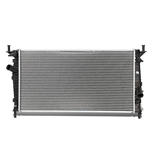 DNA Motoring OEM-RA-2696 OE Style 1-Row Aluminum Direct Fit Radiator Compatible with 04-09 Mazda3 2.0L/2.3L (Turbo) AT, 26-7/16" W X 14-1/2" H X 7/8" D, 1-5/16" Inlet, 1-5/16" Outlet