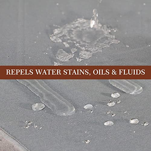 Yotache Dog Crate Cover for 24" Small Double Door Wire Dog Cage, Lightweight 600D Polyester Indoor/Outdoor Waterproof & Windproof Pet Kennel Covers, Gray | NO Wire Crate