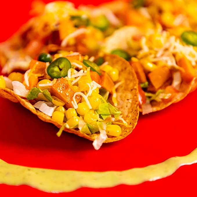 Mr. Tortilla Low Carb Keto Soft Taco Shells, Vegan Healthy Snacks & Bread Alternative, 1 Net Carb 15 Calories, Delicious Small Batch Kosher Wraps - (Spicy 3 Chiles, 24 Count)