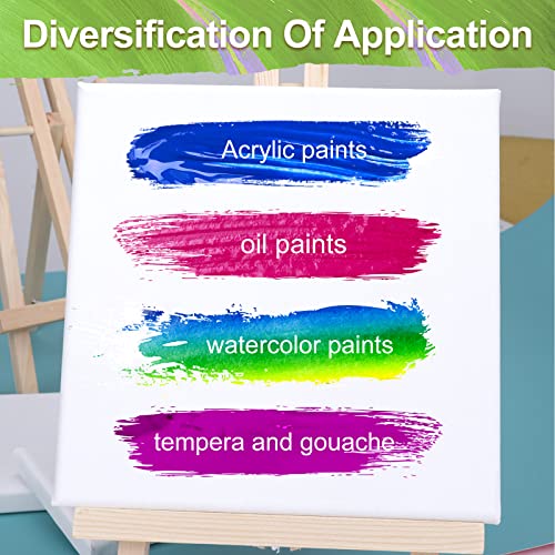 ESRICH Stretched Canvas for Painting 24x36 Inch, 3Pack Large Canvas for Painting, Primed Acid-Free Cotton Blank Canvases, Art Paint Canvases for Oil Paint,Watercolor,Acrylic Paint,Gouache and Tempera.