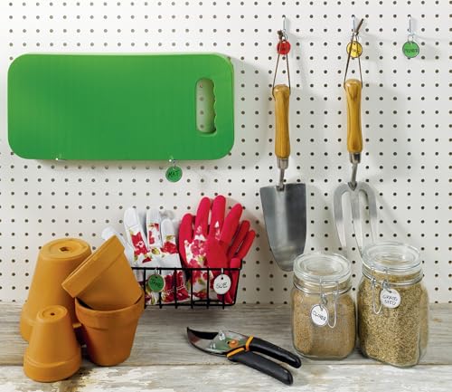 Avery Metal Rim Key Tags, 1.25" Diameter Tag, Metal Split Ring, Assorted Colors, 25 Tags (11020)