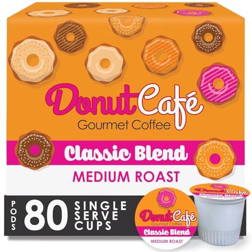 Donut Cafe Holiday Pack (Holiday Delight, Pmint Mocha, VanCaramel) 60ct Single Cup