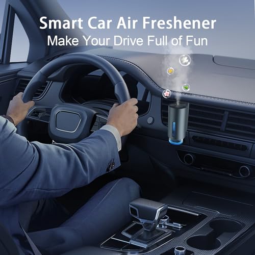 Shonoppy Smart Car Air Freshener, Long Lasting Aroma Replacement for Car Diffuser,Gurung 3pcs Gray