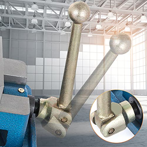 Happybuy 4 Inch ACCU Lock Down Vise Precision Milling Vise 4 Inch Jaw Width Drill Press Vise Milling Drilling Machine Bench Clamp Clamping Vice(4")
