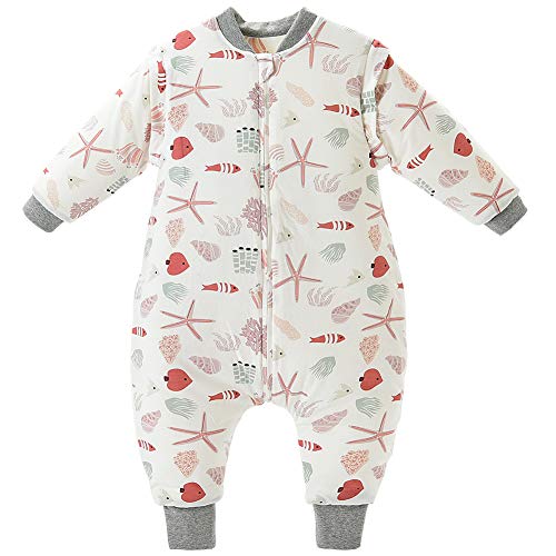 Happy Cherry Baby Sleep Bag with Feet Winter, Wearable Blanket with Legs, Sack for Toddler Thicken 2.5 TOG