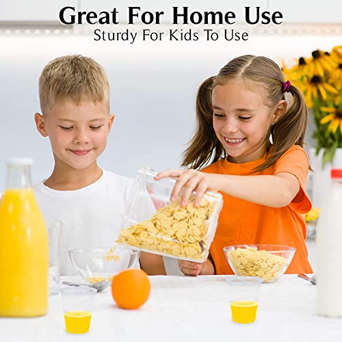 Upper Midland Products 5 oz Cups Disposable Plastic Bulk 2500 Case, These Small Disposable Translucent Cups Are Extra Sturdy, Small Cups For Everyday Use
