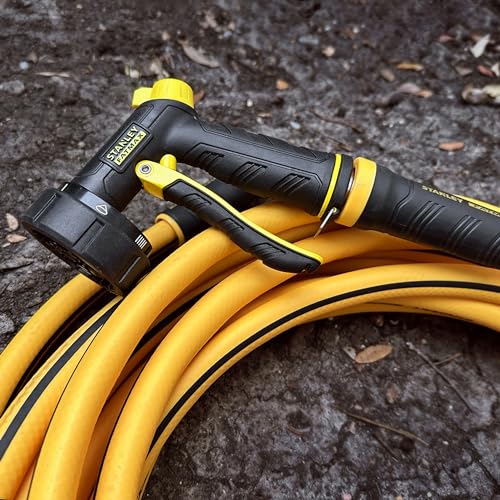 Stanley Fatmax Professional Grade Water Hose, 50' x 5/8", Yellow 500 PSI