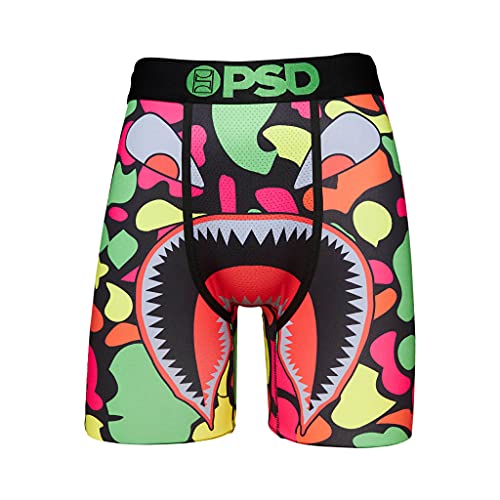 PSD Men's Highlighter Camo Wf Boxer Briefs, Multi, XL