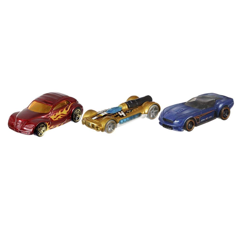 Hot Wheels K5904 Hot Wheels Basic Car Assortment 3 Pack