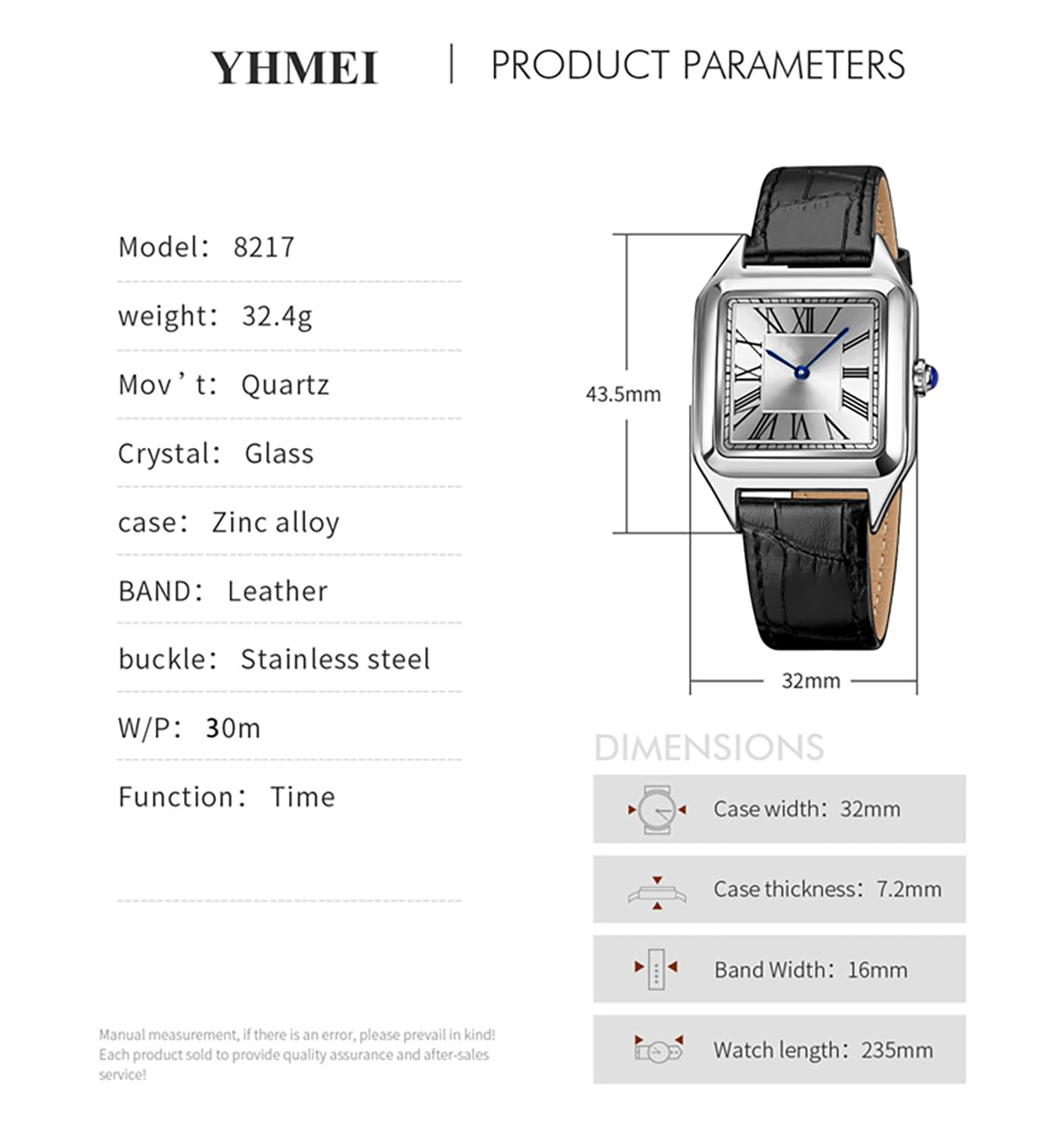 BESTKANG Fashion Retro Square Watches for Women Classic Roman Numeral Analog Quartz Wrist Watch