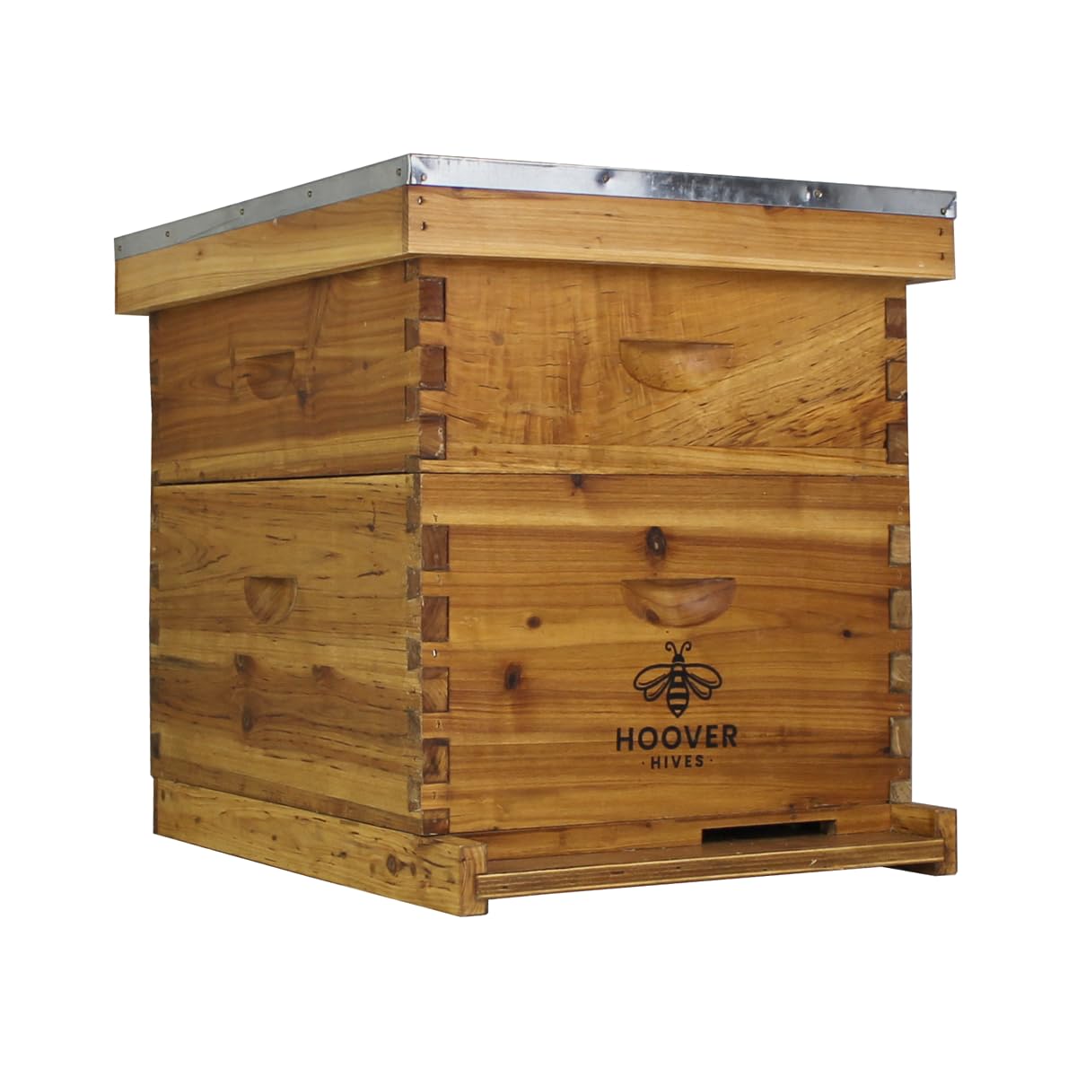 Wax-Coated 10 Frame Beehive - (1) Deep & (1) Medium Unassembled
