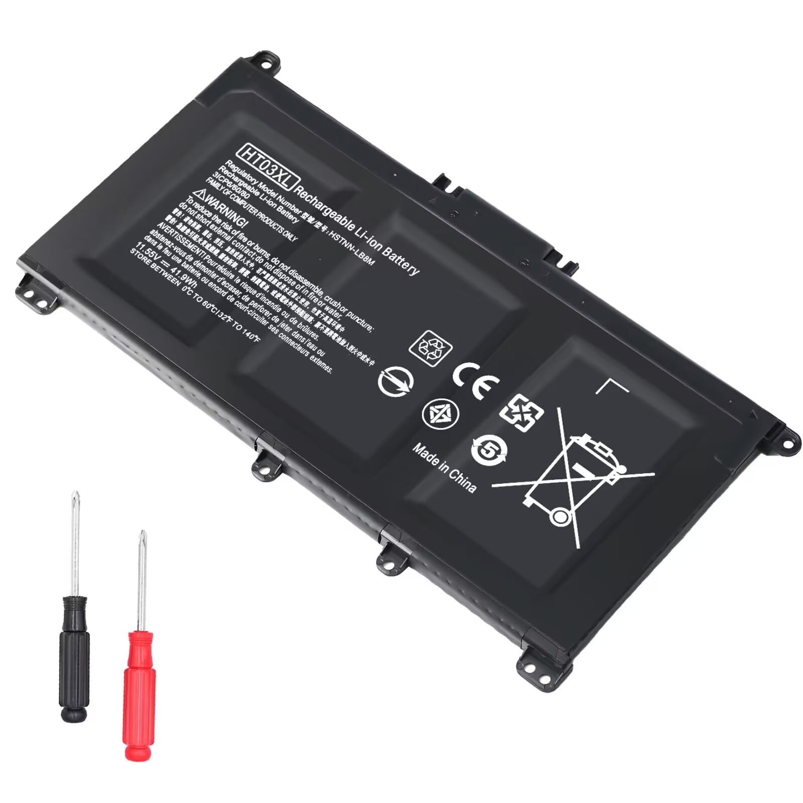 Zosam L11119-855 HT03XL Laptop Battery Replacement for HP Pavilion 14-CE 14-CF 14-DF 15-CS 15-DA 15-DB 15-DW 17-by 17-CA Series 14M-DH0003DX 14M-DH1003DX 15T-DA000 15T-CS200 15-CW1XXX 15T-CS300