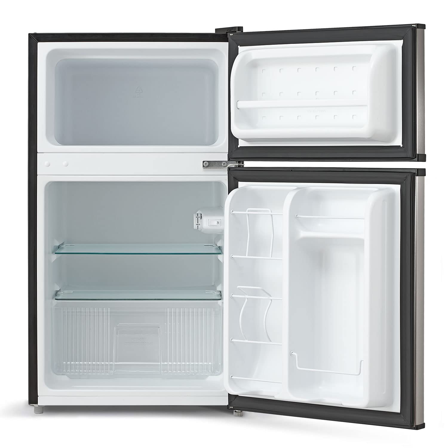 Midea WHD-113FSS1 Compact Refrigerator, 3.1 cu ft, Stainless Steel