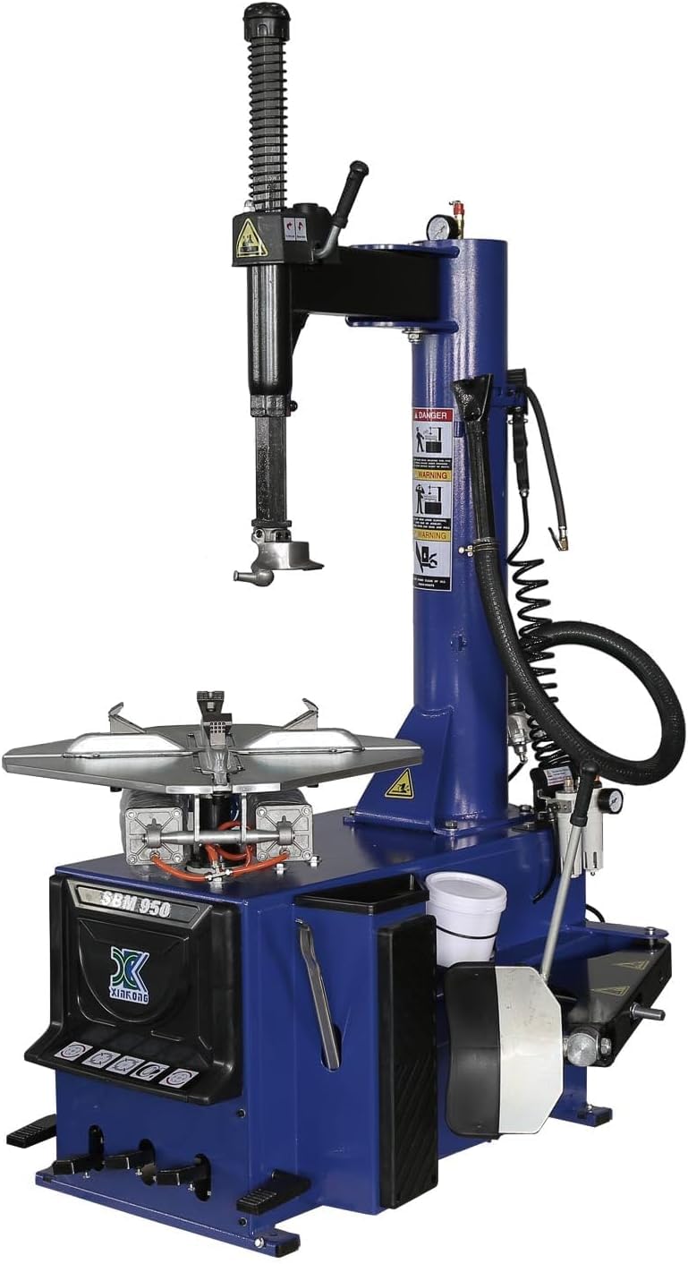 CHIEN RONG XK-New 2.0 Horsepower Tire Changer Wheel Changers Machine Balancer Rim Clamp Combo 950 690/36 Month Parts Replacement