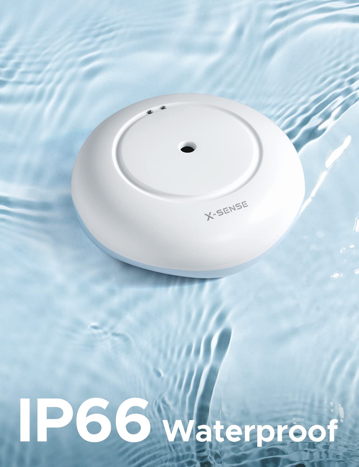 X-Sense Water Leak Detector for Basements, Sinks, Tanks, Pools, Model WS01