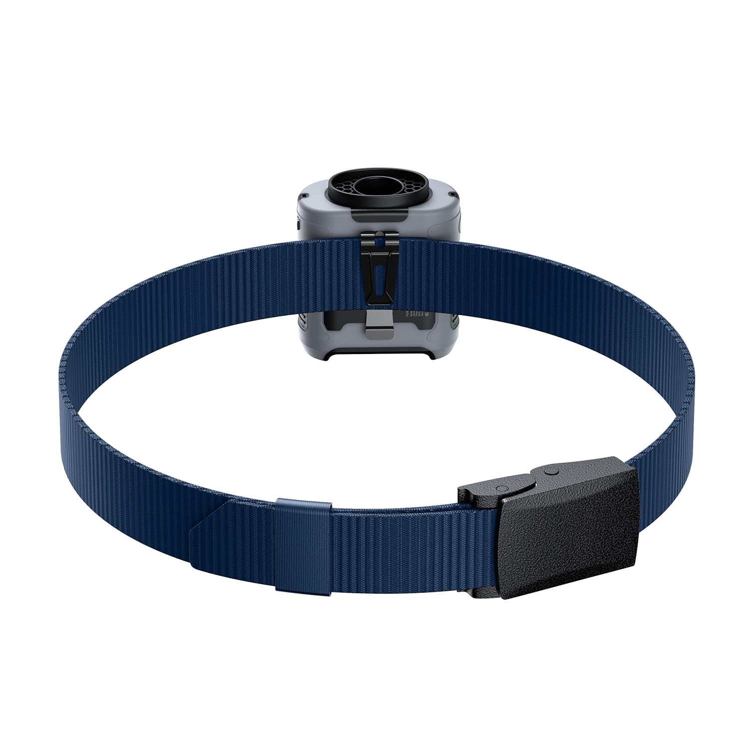 morsisho 1 Pack Blue Portable Waist Fan and 1 Pack Dark Blue Tactical Nylon Belt