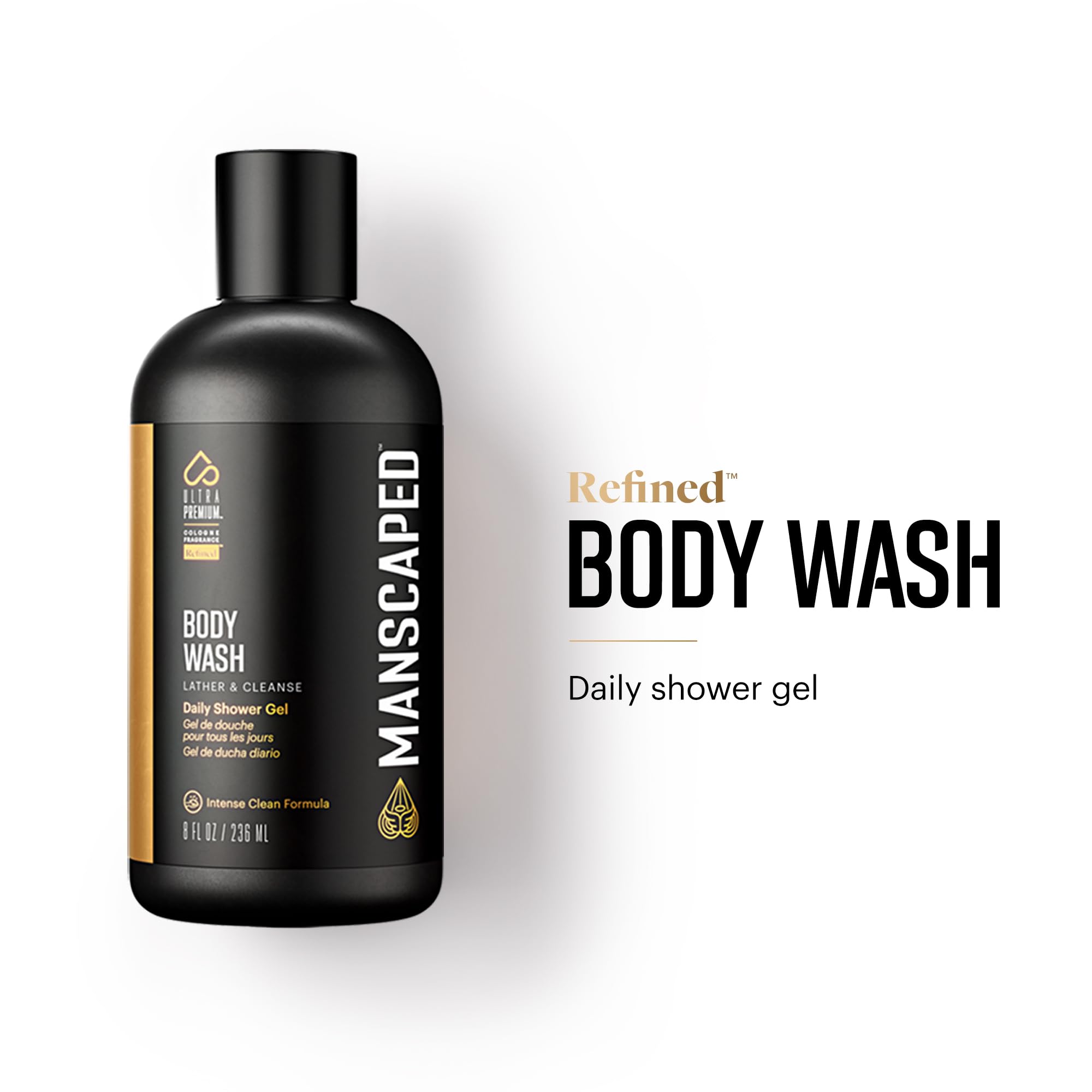 MANSCAPED® Perfect Package 4.0 Kit Contains: The Lawn Mower® 4.0 Electric Trimmer, Ball Deodorant, Body Wash, Performance Spray-on-Body Toner, Four Piece Luxury Nail Kit, Toiletry Bag, 3 Shaving Mats