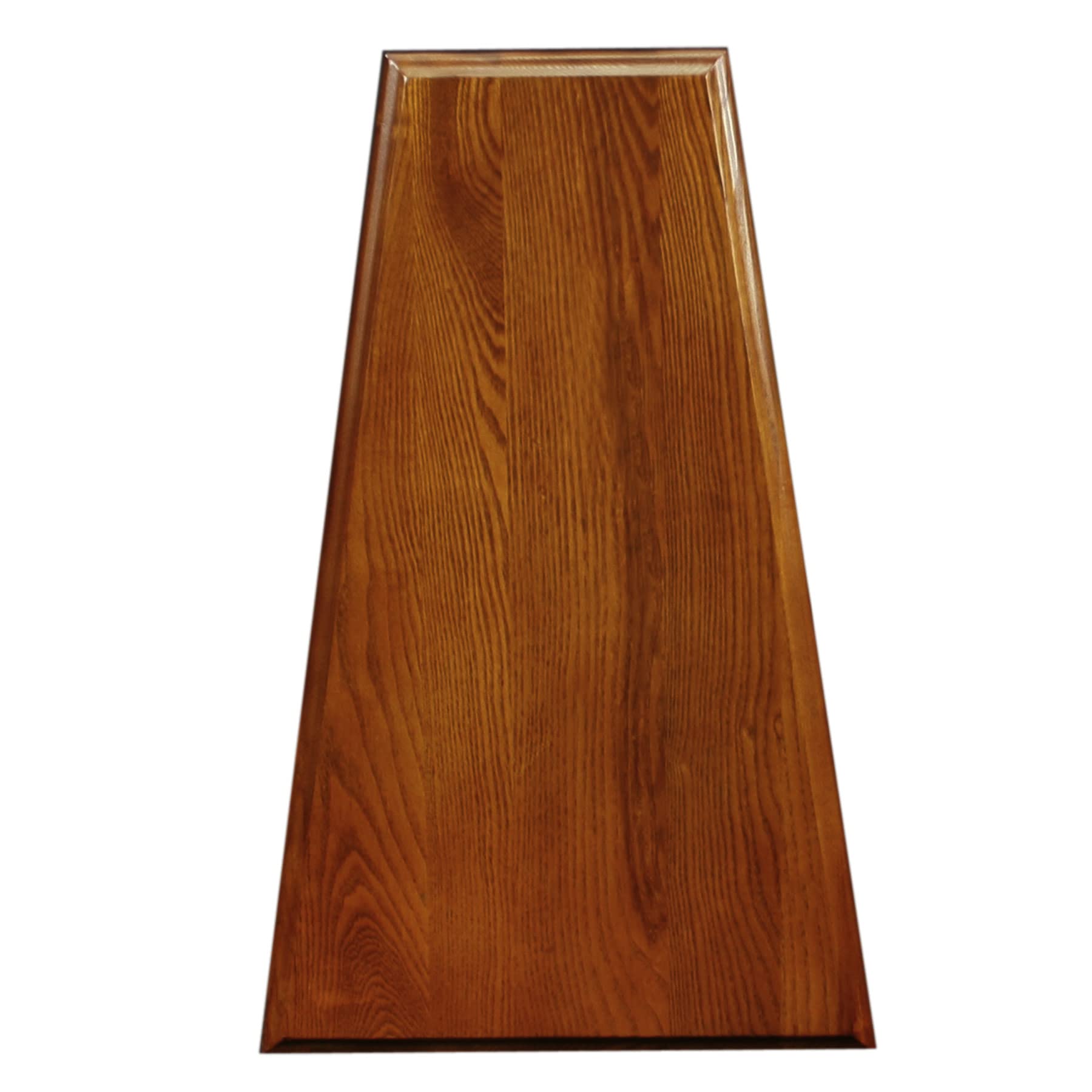 Leick Home 9035-MED Recliner Wedge Table with Shelf, Medium oak, 24 in x 15 in x 24 in
