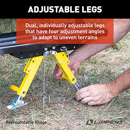Lippert Solid Stance RV Step Stabilizer Kit for 5th Wheels, Travel Trailers and Motorhomes