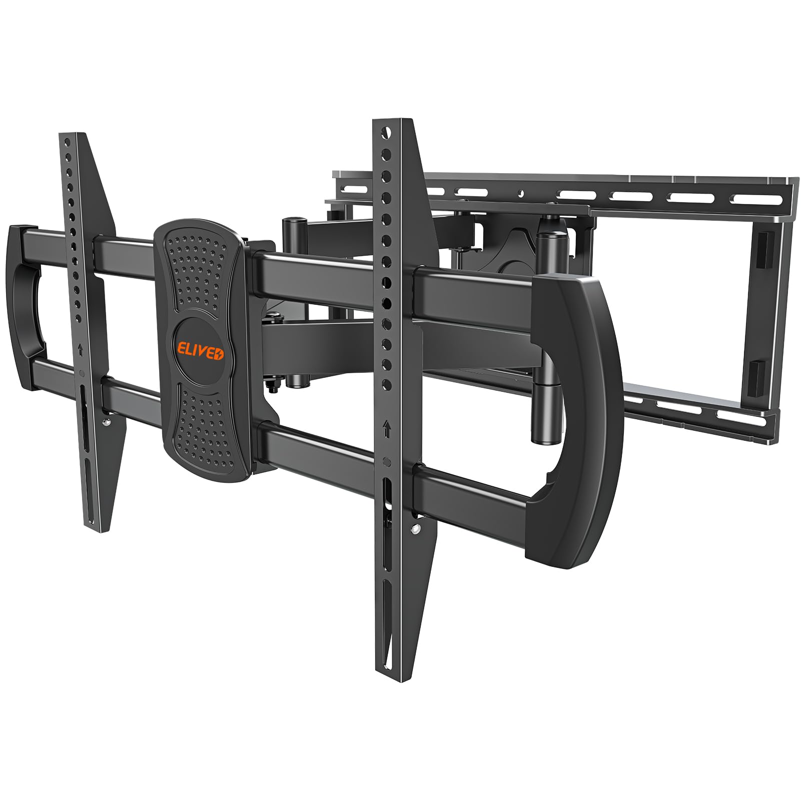 ELIVED Heavy Duty TV Wall Mount for Most 42"-90" TV Up to 154 LBS, Max VESA 800x400mm, Preassembled Wall Mount Bracket, Full Motion Swivel tv Mount Fits 24"/18"/16" Wood Studs, YD3028