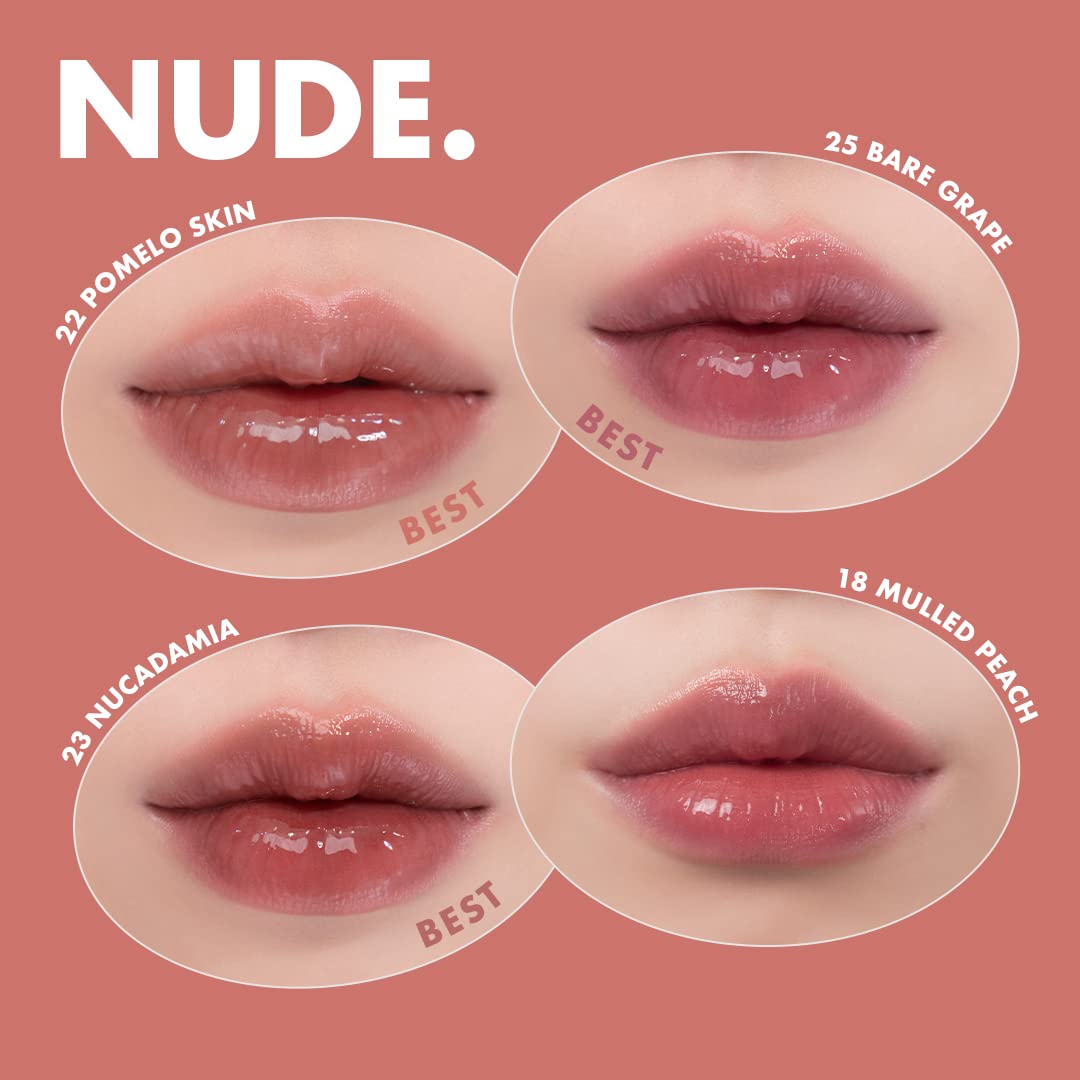 rom&nd Juicy Lasting Tint 22 POMELO SKIN, Vivid color, & Glossy Finish, Long-lasting, MLBB, moisturizing, Highly-Pigmented, Clear Natural Makeup, Lip for Daily Use, K-beauty, 5.5g / 0.2 oz