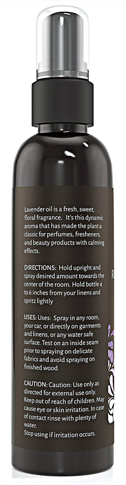Aromasong All-Natural Lavender Room & Linen Spray 8 Oz for Sheets, Pillow, Fabric, Bed, Sleeping with a Refreshing Scent.