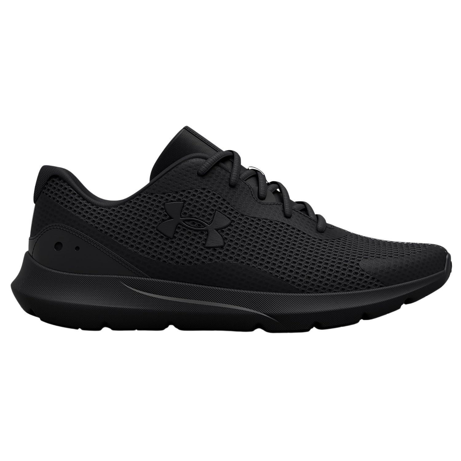 Under Armour Men's Surge 3, Black/Black, 14 Medium US