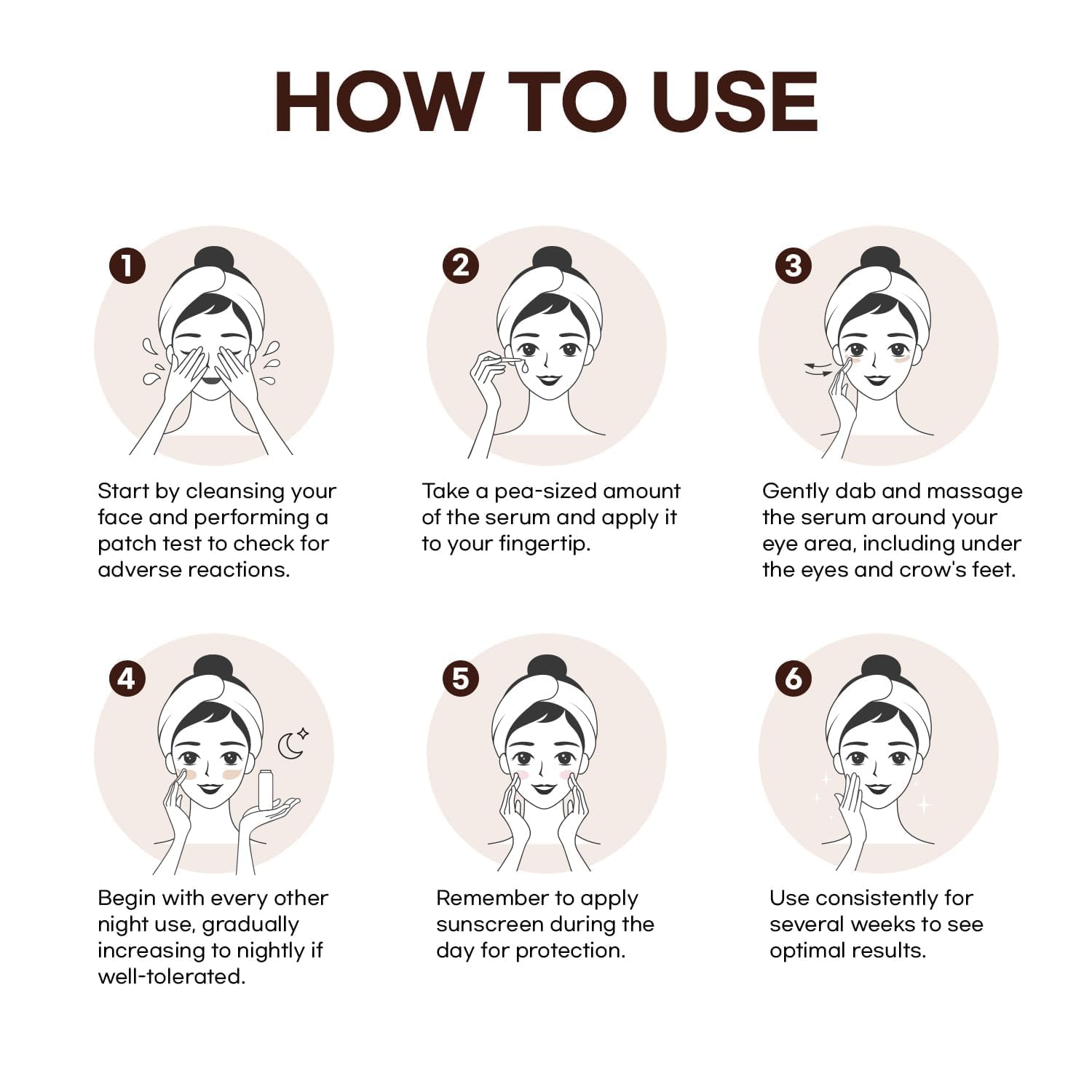 Retinol Eye Serum Anti Aging: Under Eye Cream Visibly Reduces Wrinkles Fine Lines in 4-8 Weeks - Tightening Firming with Caffeine Hyaluronic Acid Peptides 15mL