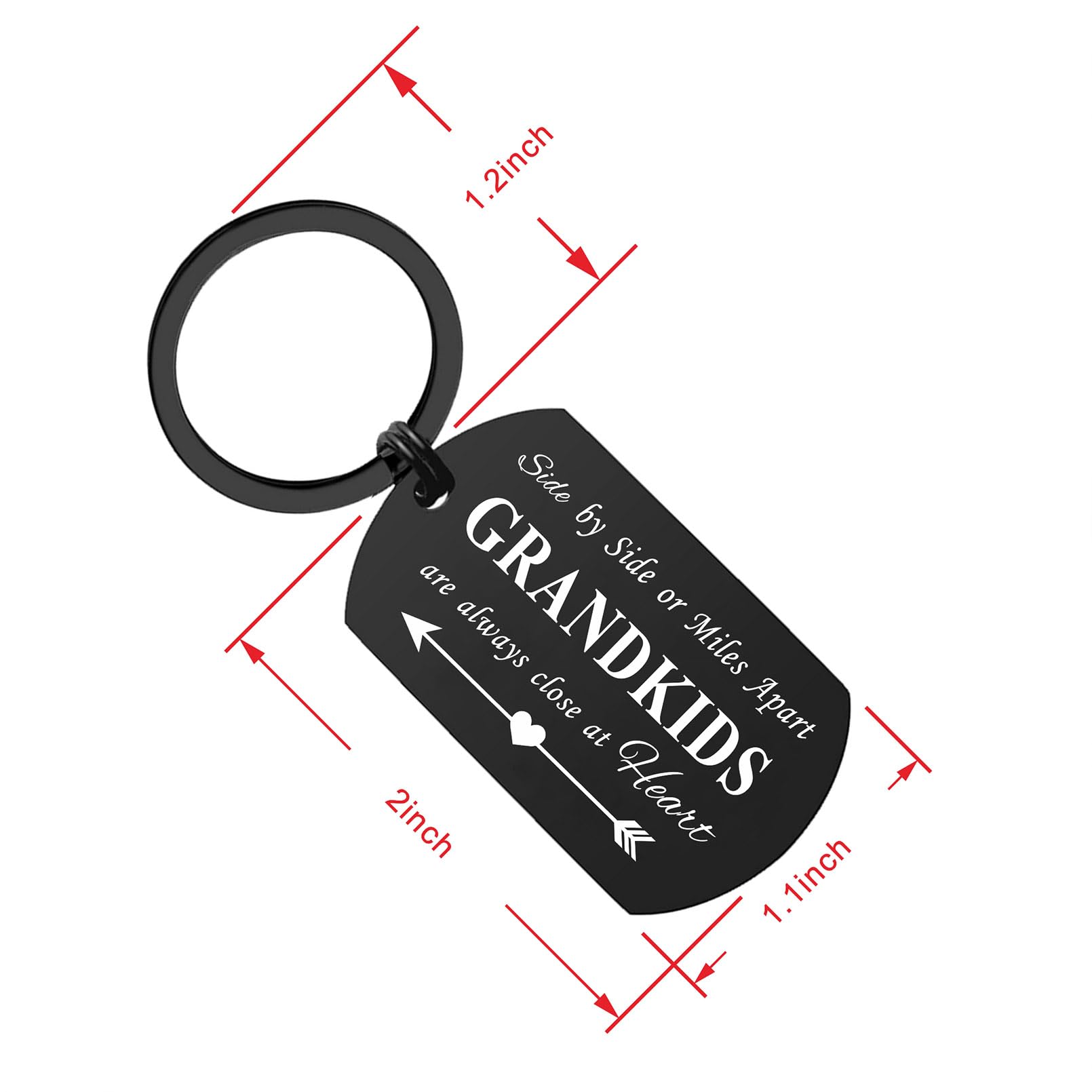 ENGZHI Grandma Gifts Grandmother Keychain - Drive Safe Grandma I Love You - Cute Grandma Birthday Gifts, Christmas Mothers Day