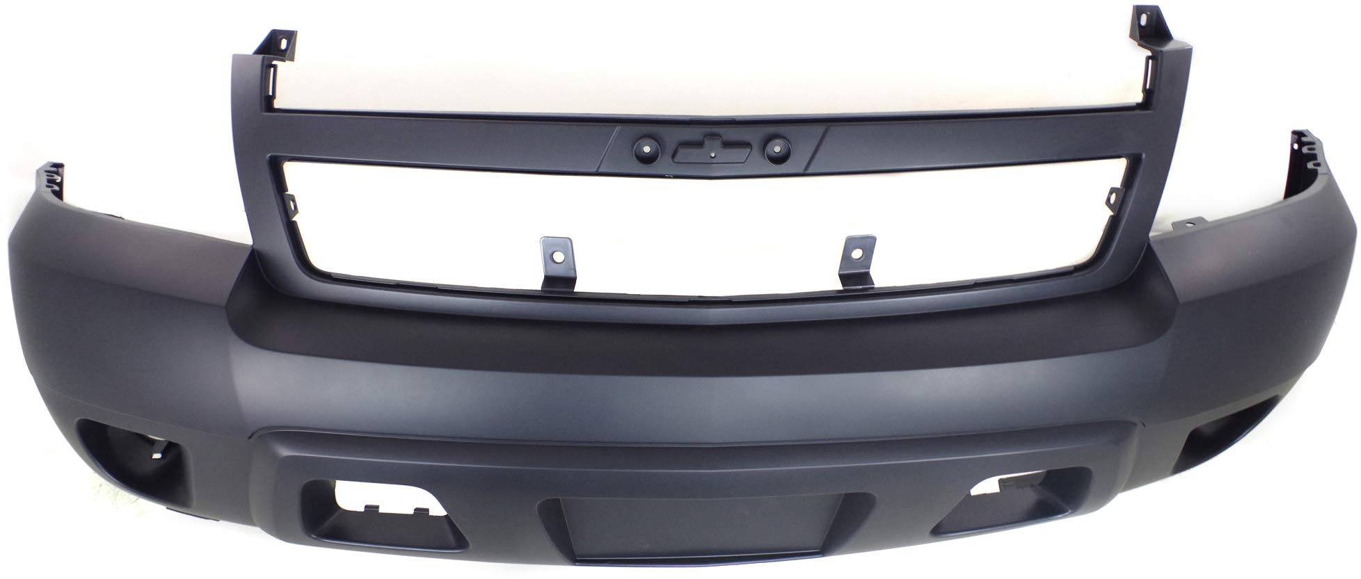 Evan Fischer Front Bumper Cover Compatible with 2007-2014 Chevrolet Tahoe, Fits Suburban 1500, Fits 2007-2013 Suburban 2500, Fits 2007-2013 Avalanche, Primed CAPA Certified GM1000817C