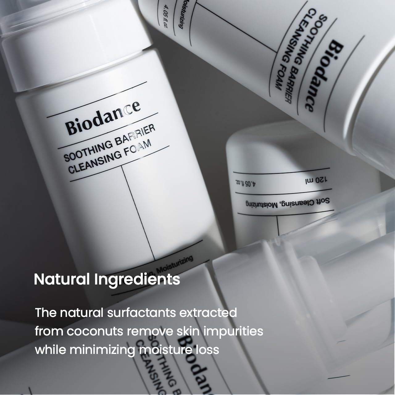 BIODANCE Soothing Barrier Cleansing Foam, Micro Bubble Foam, Gentle & Mild Facial Cleanser, Korean Skin Care | 4.06 fl.oz, 120ml