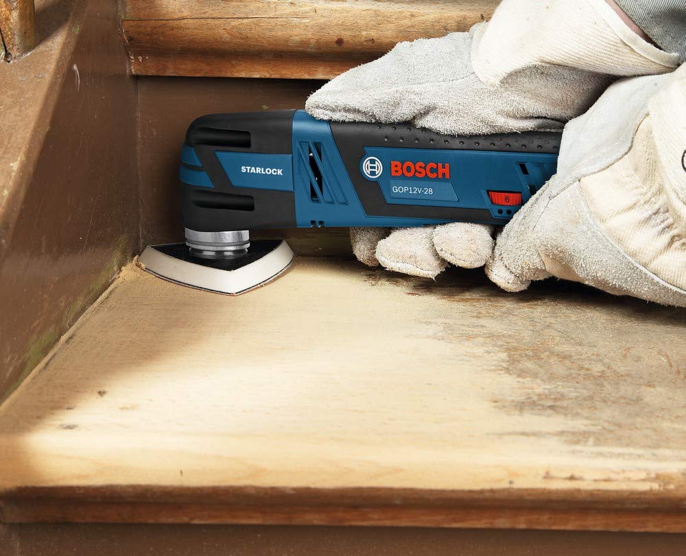 BOSCH GOP12V-28N 12V Max EC Brushless Starlock Oscillating Multi-Tool, Cordless, Variable Speed, with (1) 1-1/4 In. Plunge Blade (Bare Tool)