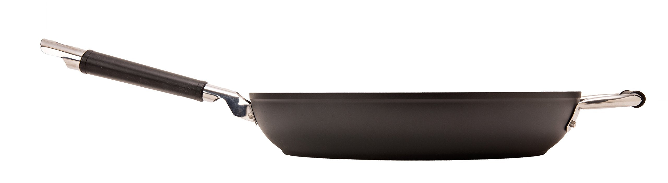 DaTerra Cucina 13” Nonstick Frying Pan | Made in Italy | PTFE, Cadmium, Lead and PFOA free proprietary nontoxic ceramic coating