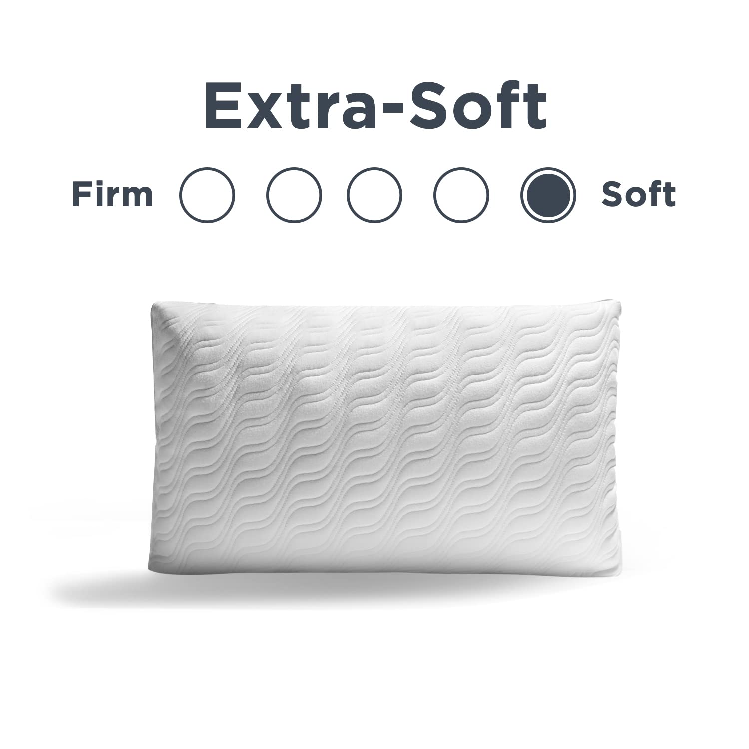 Tempur-Pedic - 15374150 TEMPUR-Cloud ProLo Pillow, Queen, White