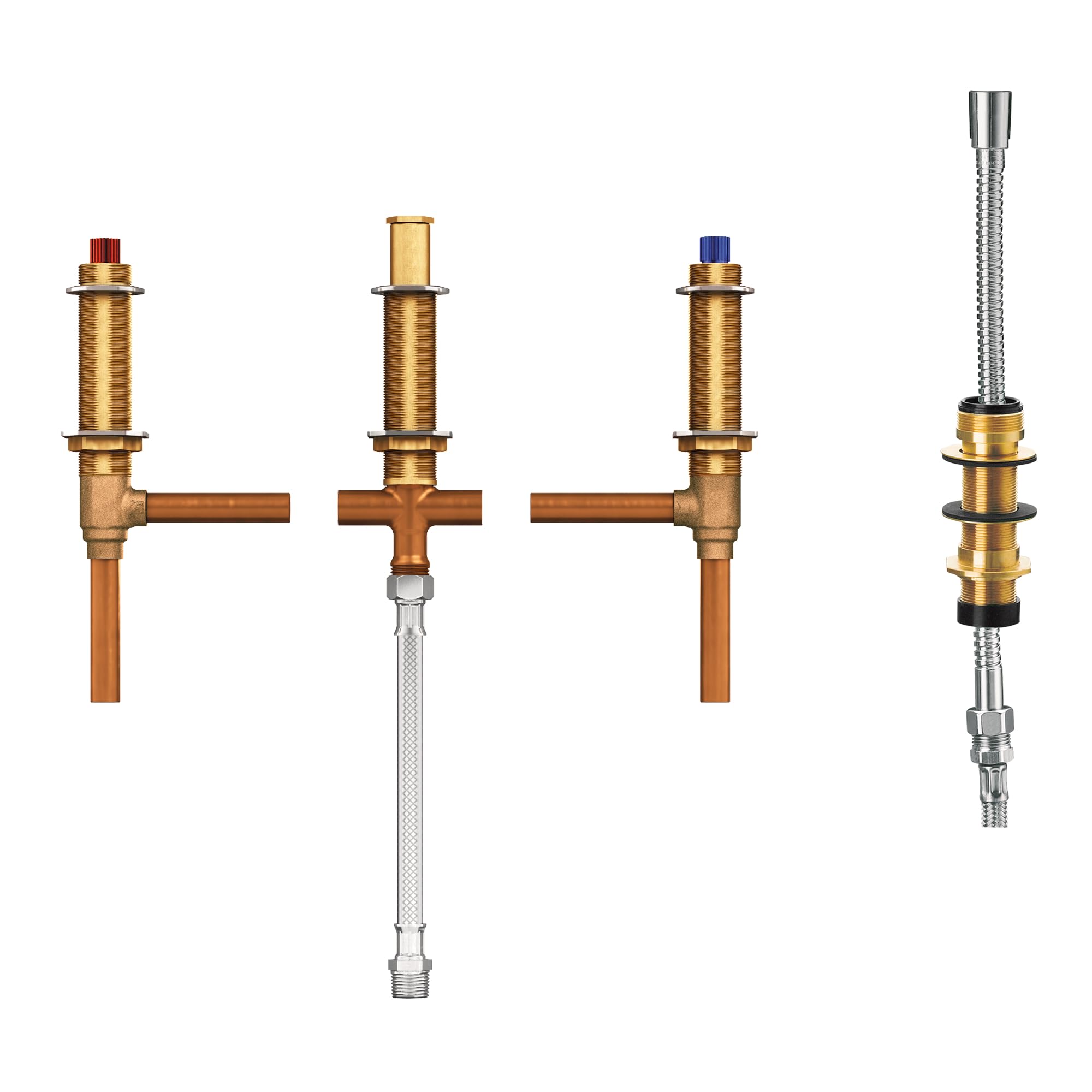 Moen 9792 Two-Handle Roman Tub Adjustable Valve with Shower Diverter, 1/2-Inch CC Connection